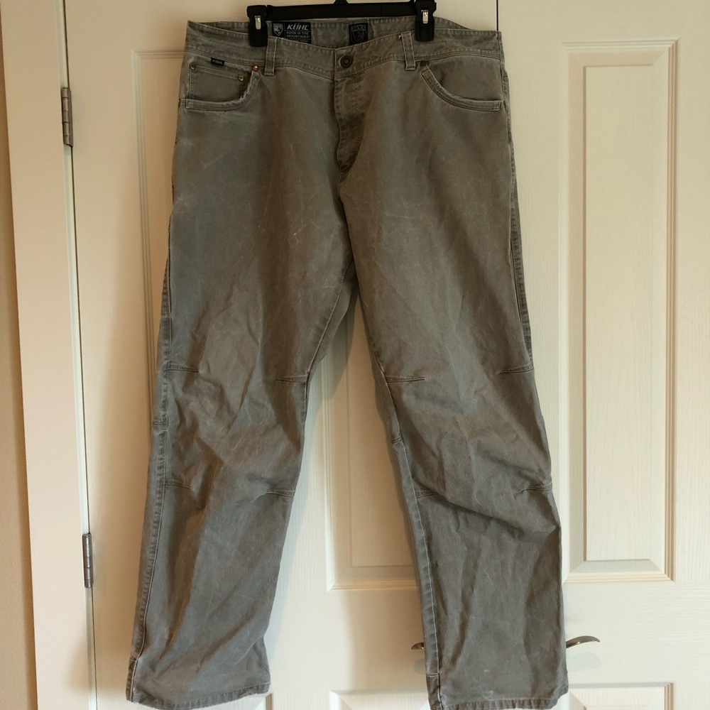 Kuhl Men's Chinos in Faded Olive Gray